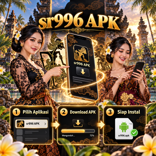 Ilustrasi panduan instalasi sr996 di Android